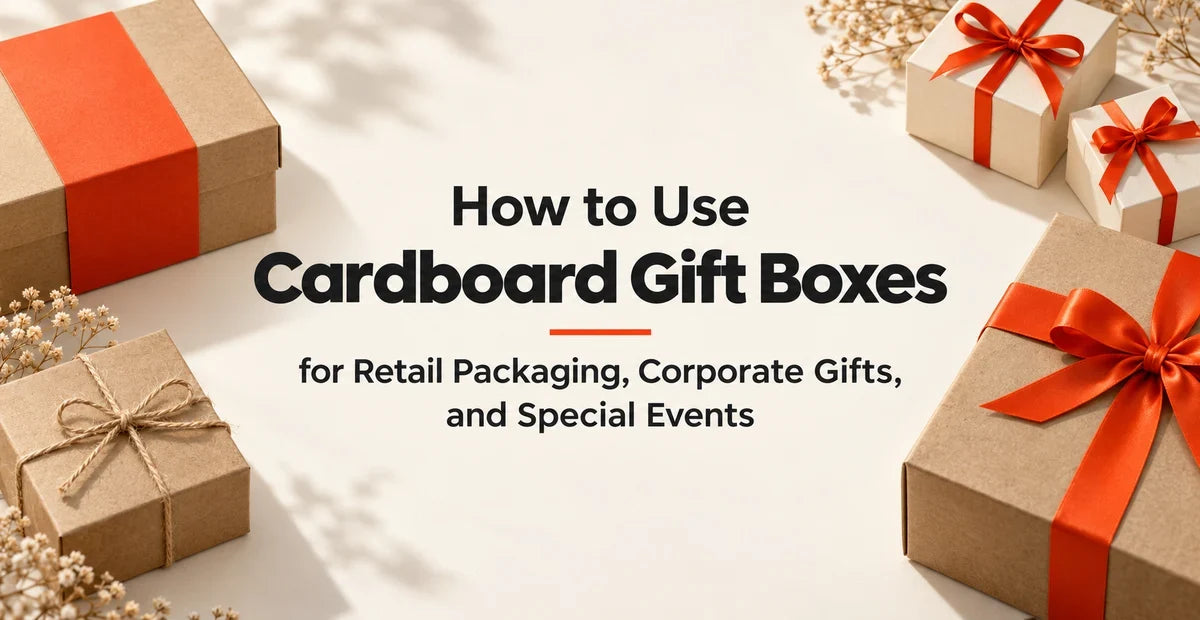 How to Use Cardboard Gift Boxes for Retail Packaging, Corporate Gifts, and Special Events