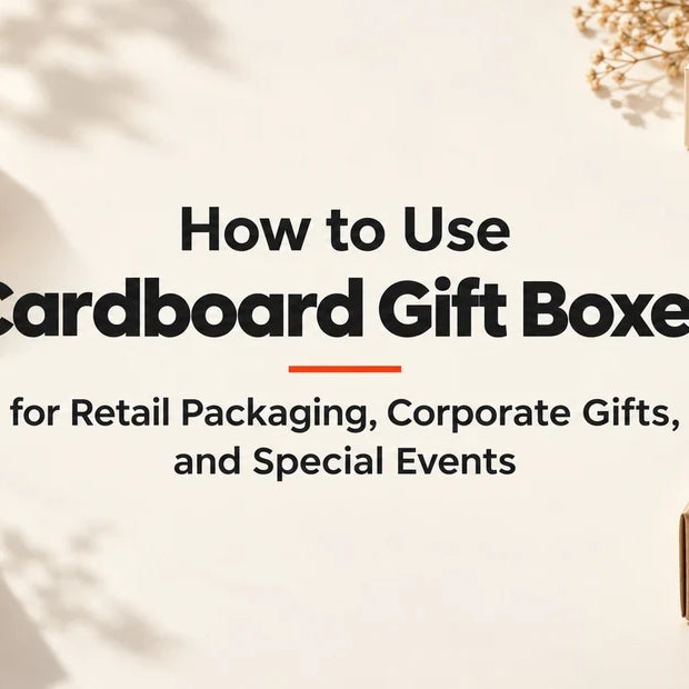 How to Use Cardboard Gift Boxes for Retail Packaging, Corporate Gifts, and Special Events