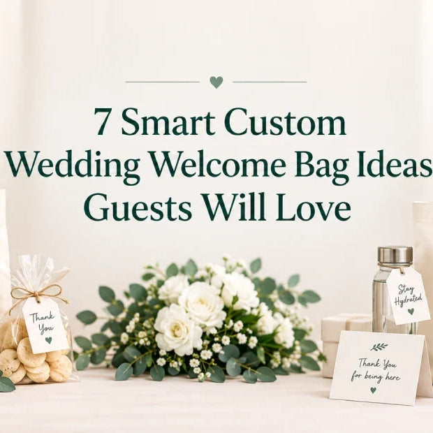 7 Smart Custom Wedding Welcome Bag Ideas Guests Will Love
