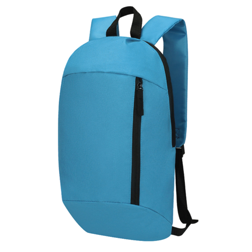 9.45" Polyester Backpack with Padded Straps & Front Pocket