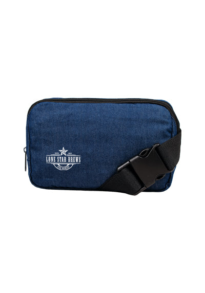 wholesale Recycled Denim Cross Body Bag with Adjustable Strap