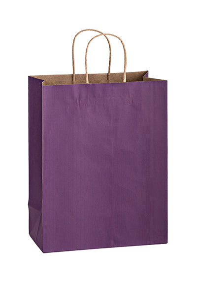 Wholesale MATTE COLOR TWISTED PAPER HANDLE SHOPPER - 4M10513