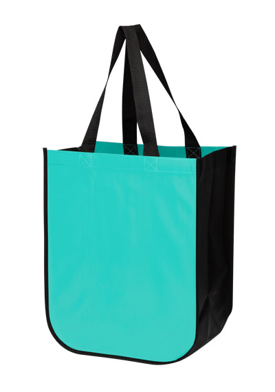 Wholesale MATTE LAMINATED DESIGNER TOTE BAG |12X8X15| - LL12815