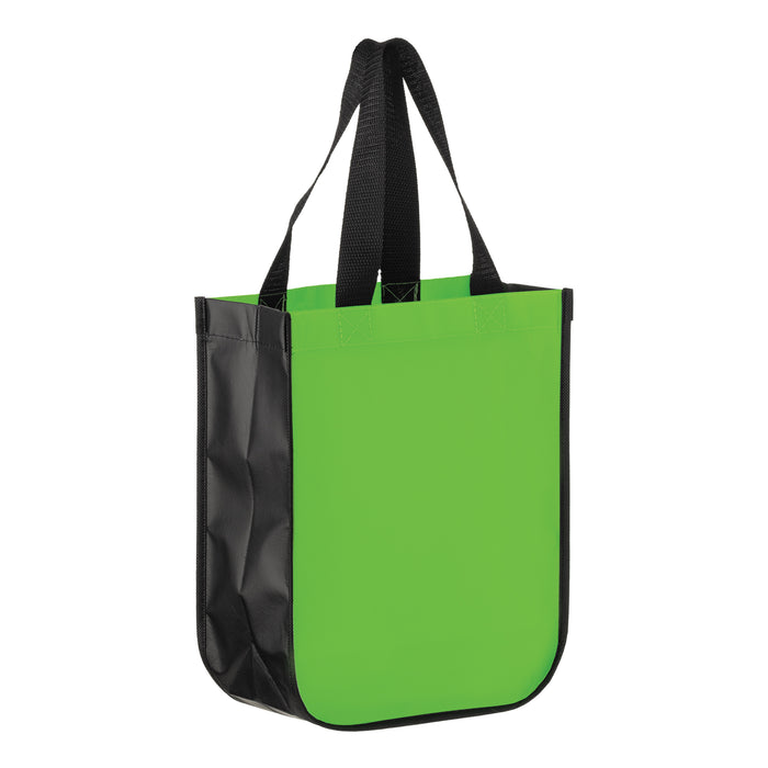 Wholesale Matte Laminated Designer Tote Bag |9 1/2x4 1/2x11 1/2| - LL9411