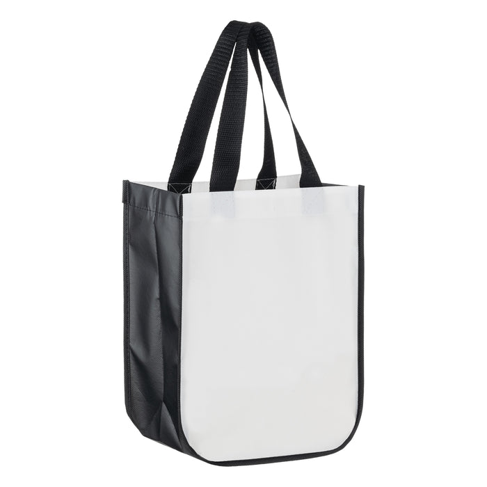 Wholesale Matte Laminated Designer Tote Bag |9 1/2x4 1/2x11 1/2| - LL9411