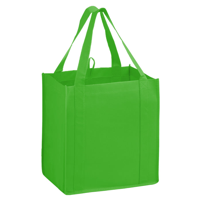 Wholesale Recycled P.E.T. Non-Woven Grocery Bag |12x8x13| - RPET12813