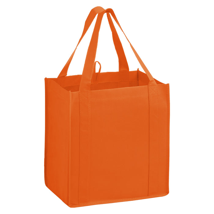 Wholesale Recycled P.E.T. Non-Woven Grocery Bag |13x10x15| - RPET131015