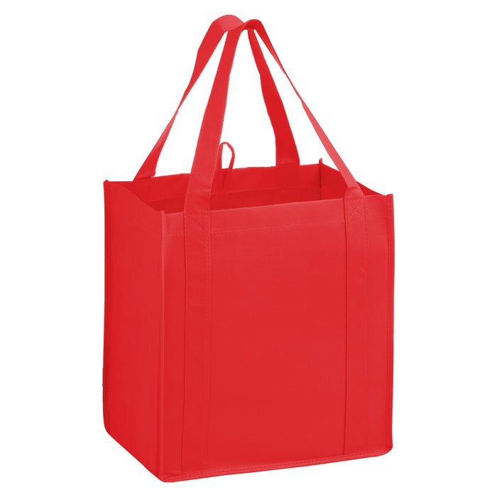 Wholesale Recycled P.E.T. Non-Woven Grocery Bag |13x10x15| - RPET131015