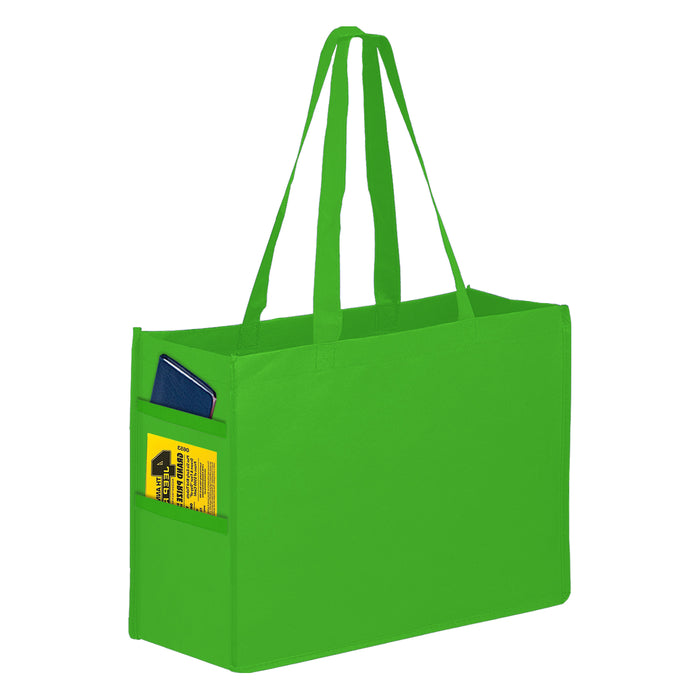 Wholesale Recycled P.E.T. Non-Woven Tote Bag |16x6x12| - RPET16612