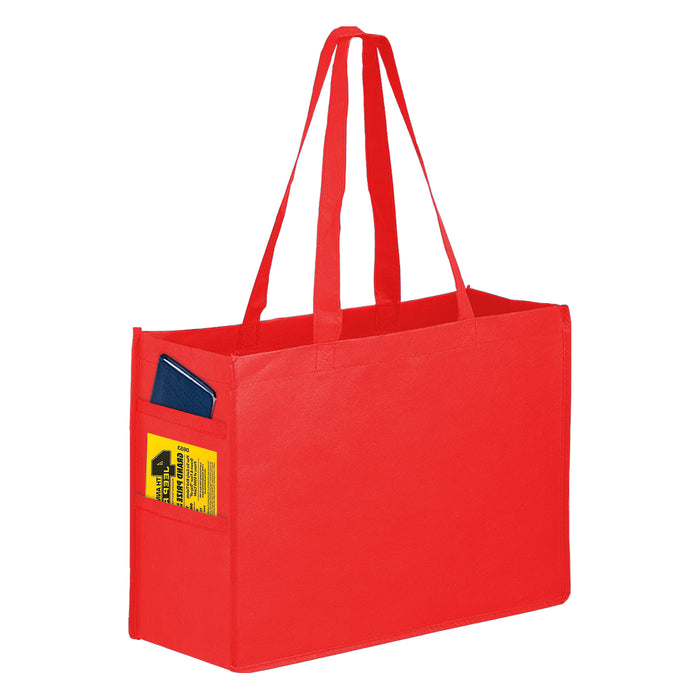 Wholesale Recycled P.E.T. Non-Woven Tote Bag |16x6x12| - RPET16612