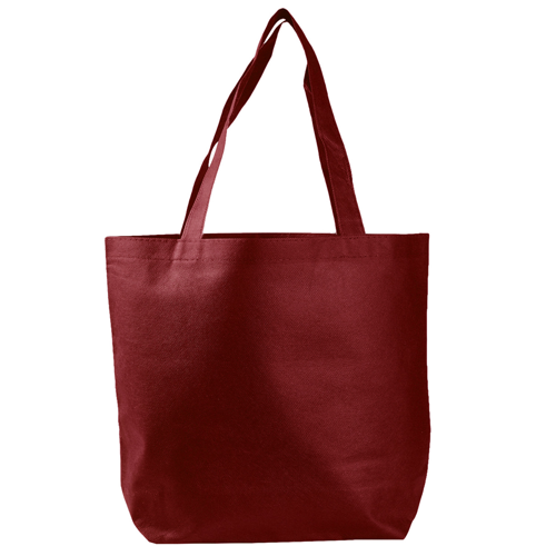 Econo Non-Woven Tote Bag with 5-Inch Bottom Gusset
