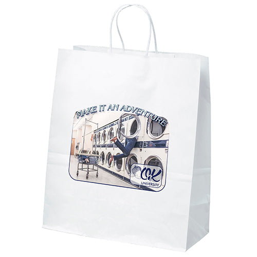 Wholesale Citation-White Paper Bag - 11WHP1315