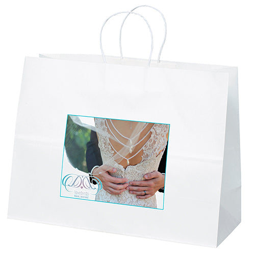 Wholesale Vogue-White Paper Bag - 11WHP1612