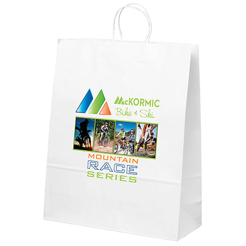 Wholesale Stephanie-White Paper Bag - CVWHP1619