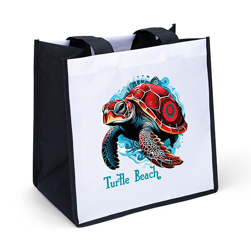 Wholesale carol  Black White long handle tote bag