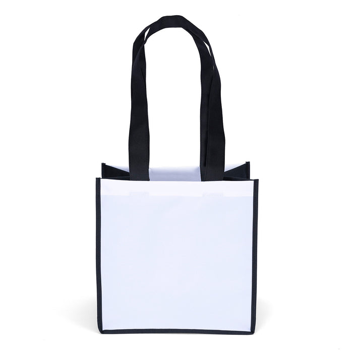 Wholesale carol  Black White long handle tote bag