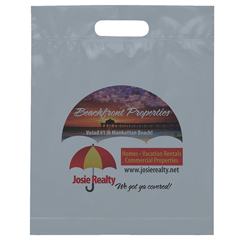 Wholesale  Die Cut 12W x 15H x 3 Plastic Bag - DYECO1215