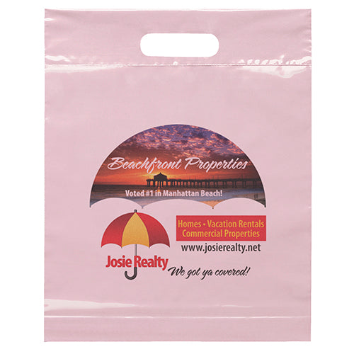 Wholesale  Die Cut 12W x 15H x 3 Plastic Bag - DYECO1215