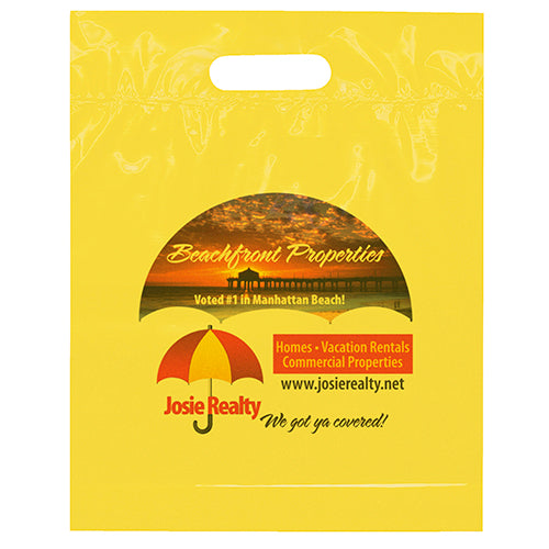 Wholesale  Die Cut 12W x 15H x 3 Plastic Bag - DYECO1215