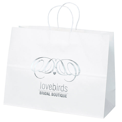 Wholesale Vogue-White Paper Bag - 11WHP1612