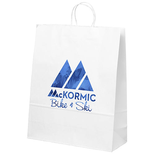 Wholesale Stephanie-White Paper Bag - CVWHP1619