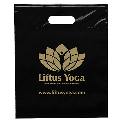 Wholesale  Die Cut 12W x 15H x 3 Plastic Bag - DYECO1215