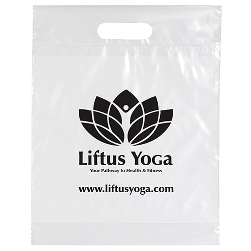 Wholesale  Die Cut 12W x 15H x 3 Plastic Bag - DYECO1215