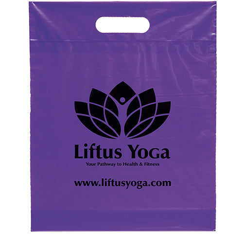 Wholesale  Die Cut 12W x 15H x 3 Plastic Bag - DYECO1215