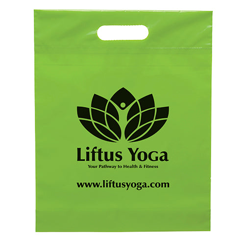 Wholesale  Die Cut 12W x 15H x 3 Plastic Bag - DYECO1215