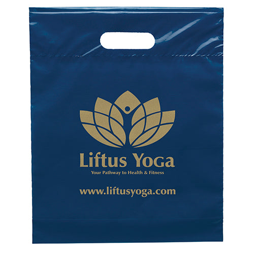 Wholesale  Die Cut 12W x 15H x 3 Plastic Bag - DYECO1215
