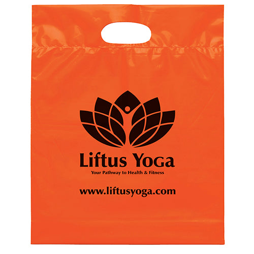 Wholesale  Die Cut 12W x 15H x 3 Plastic Bag - DYECO1215