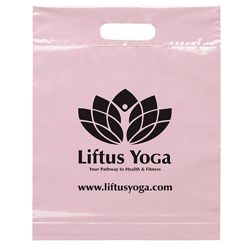Wholesale  Die Cut 12W x 15H x 3 Plastic Bag - DYECO1215