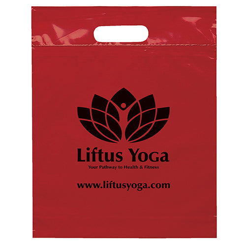 Wholesale  Die Cut 12W x 15H x 3 Plastic Bag - DYECO1215