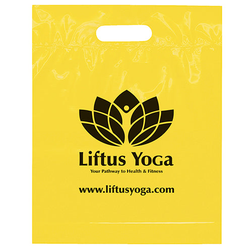 Wholesale  Die Cut 12W x 15H x 3 Plastic Bag - DYECO1215