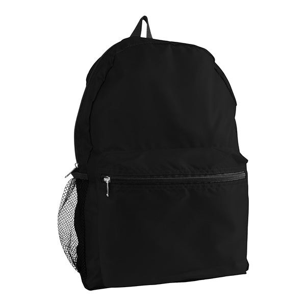 12" Polyester Nylon Backpack with Front Zippered Pocket