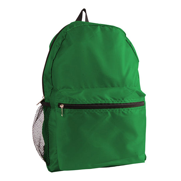 12" Polyester Nylon Backpack with Front Zippered Pocket