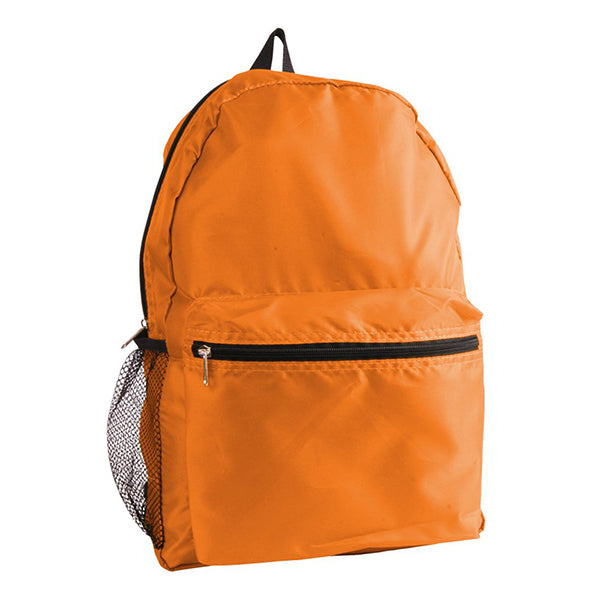 12" Polyester Nylon Backpack with Front Zippered Pocket