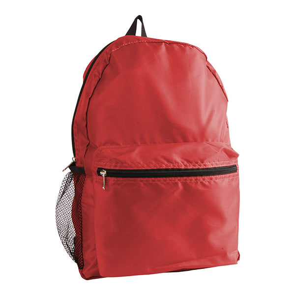 12" Polyester Nylon Backpack with Front Zippered Pocket