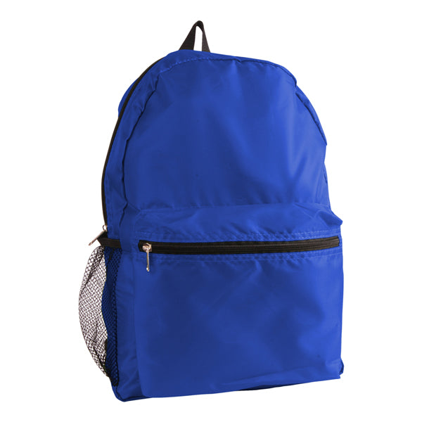 12" Polyester Nylon Backpack with Front Zippered Pocket