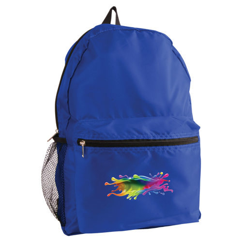 12" Polyester Nylon Backpack with Front Zippered Pocket