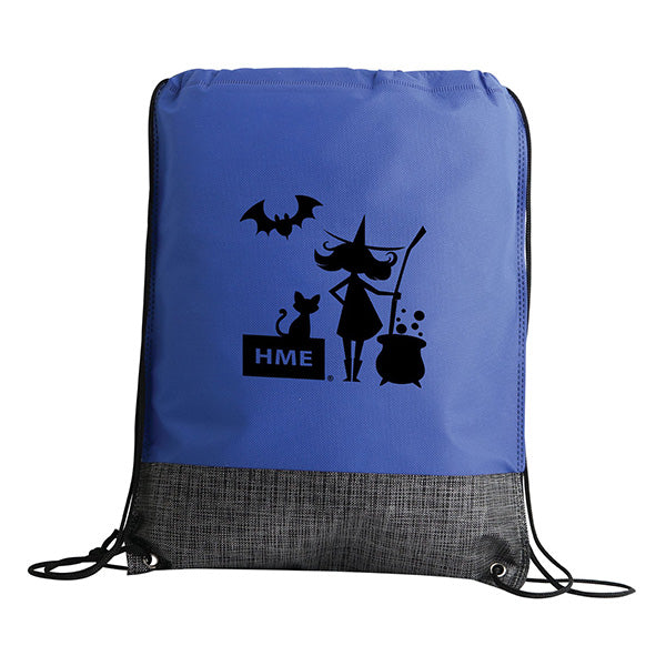 13" Non-Woven Drawstring Bag with Reinforced Corners & Metal Grommets