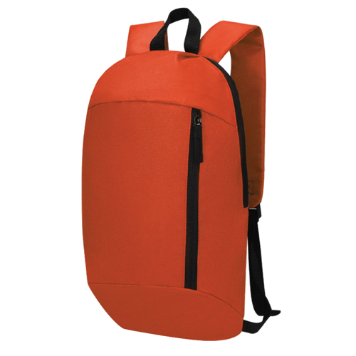 9.45" Polyester Backpack with Padded Straps & Front Pocket
