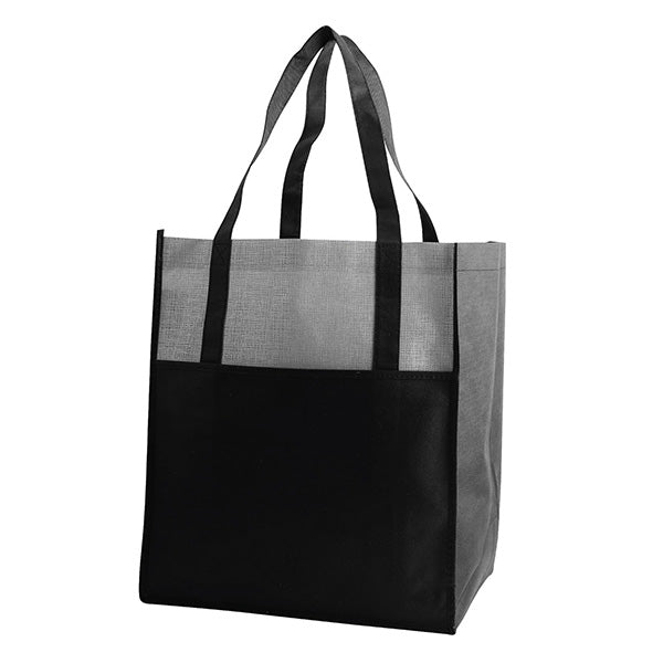 13-Inch Non-Woven Shopping Bag with Front Pocket