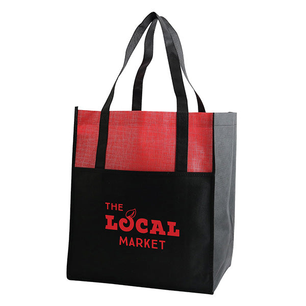 13-Inch Non-Woven Shopping Bag with Front Pocket