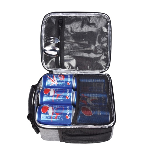 8.5-Inch Insulated Lunch Cooler Box with Adjustable Handle