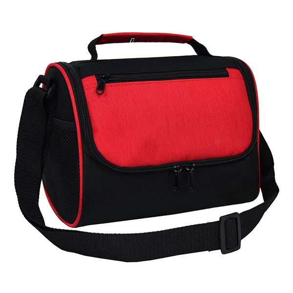Break Time Insulated Lunch Bag for 8 Cans with Zippered Pockets
