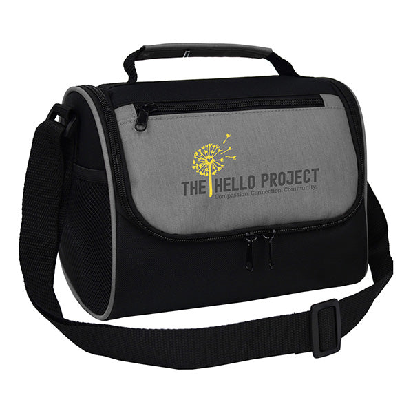 Break Time Insulated Lunch Bag for 8 Cans with Zippered Pockets