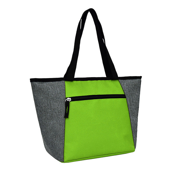 15" Polyester Insulated Cooler Lunch Tote with Zipper