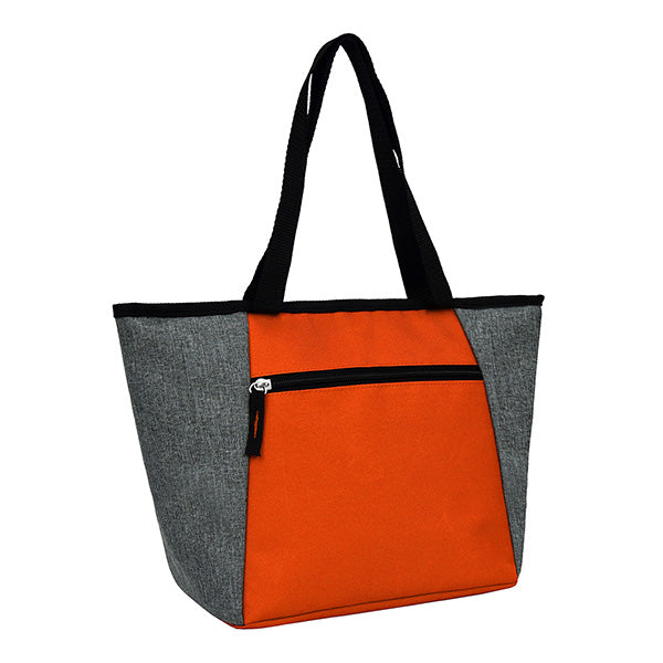 15" Polyester Insulated Cooler Lunch Tote with Zipper