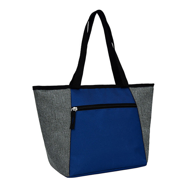 15" Polyester Insulated Cooler Lunch Tote with Zipper